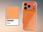 A Apple iPhone 17 Pro narancssárga színben is elérhető lesz. (Kép forrása: @MysteryLupin / Pantone, szerk.)