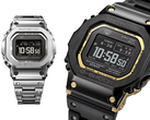 A Casio GMW-BZ5000D-1 (balra) és a GMW-BZ5000BD-1 (jobbra) fehér háttér előtt. (Kép forrása: Casio UK - szerkesztve)