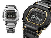 A Casio GMW-BZ5000D-1 (balra) és a GMW-BZ5000BD-1 (jobbra) fehér háttér előtt. (Kép forrása: Casio UK - szerkesztve)