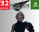 Final Fantasy 7 Remake Intergrade banner látható (Kép forrása: Nintendo of America, Xbox Gaming szerkesztéssel)