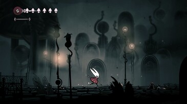 Hollow Knight Silksong Hornet design (Kép forrása: Steam)
