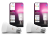 A Philips Hue A60 E27 Color ambiance 810 (balra) és 1100 (jobbra) intelligens izzók. (Kép forrása: Philips Hue)