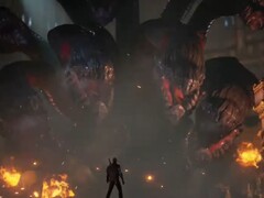 Egy képernyőfelvétel a Scalebound játékdemójából a 2015-ös Gamescom során