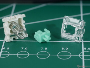 Wooting Lekker V2 ház színek. (Kép forrása: Julian van der Merwe / Notebookcheck)