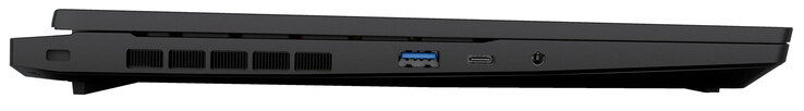 Bal oldal: USB 3.2 Gen 1 (USB-A), USB 3.2 Gen 1 (USB-C), audiokombináció