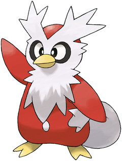 A Delibird stock képe (kép forrása: PokemonDB)