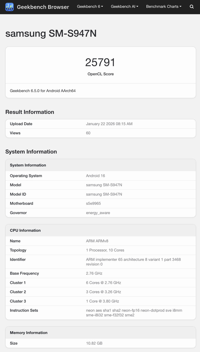 (Kép forrása: Geekbench)