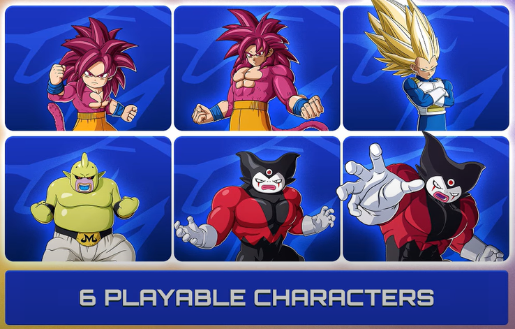 A DAIMA Character Pack 2 hozzáadja a Sparkinghoz Goku SSJ4, Vegeta SSJ3, Majin Duu, Third Eye Gomah és Giant Gomah karaktereit! ZERO. (Kép forrása: Bandai Namco)