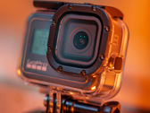 Közelkép a GoPro kameráról.
