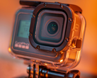 Közelkép a GoPro kameráról.