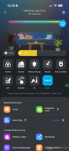 További beállítások az alkalmazásban