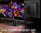 A MAG 272UP X24 osztozik a Gen 4 QD-OLED panelen az MPG 272URX modellel. (Kép forrása: MSI)