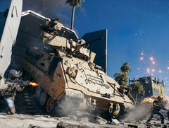 Egy tank a Battlefield 6 RedSec Gauntlet játékmódjának új Rodeo küldetéséből. (Kép forrása: EA)