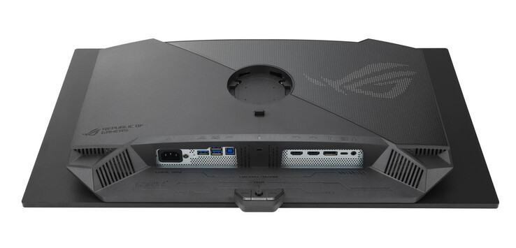 A ROG Strix XG27UCDMG más állvánnyal és külső tápegységgel is rendelkezik, mint a ROG Strix PG27UCDM. (Kép forrása: Asus)