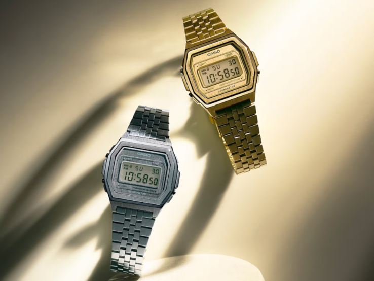 A Casio Vintage A1000A-7 (balra) és A1000G-9 (jobbra) órák. (Kép forrása: Casio)