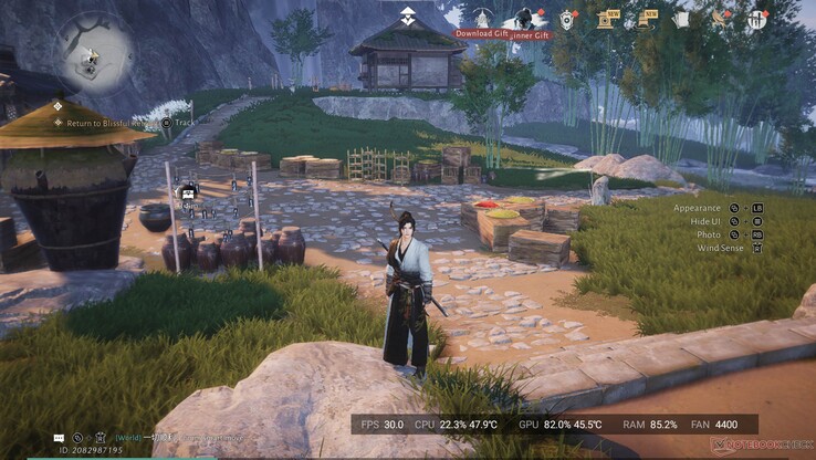 Kiegyensúlyozott beállítások mellett a Where Winds Meet nagyon simán játszható