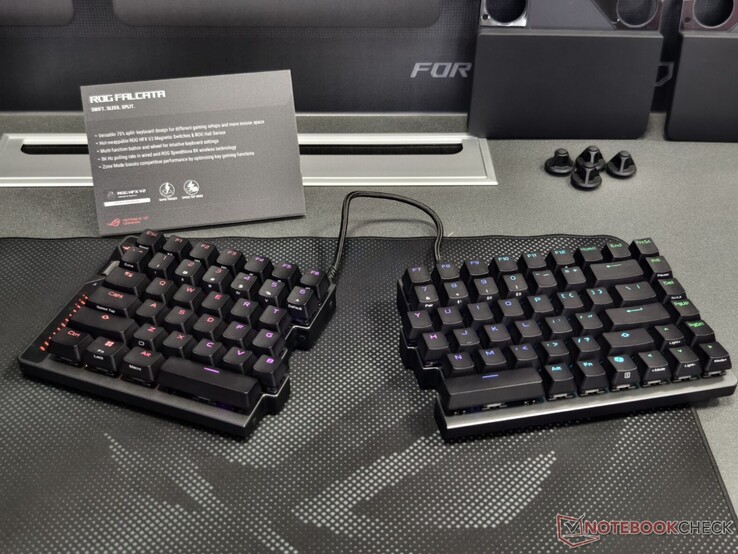 Asus ROG Falacta split (kép forrása: Notebookcheck)