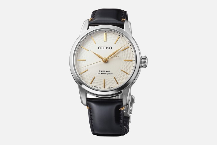 A Seiko Presage SPB497 egy mázatlan Arita porcelán számlapot tartalmaz (Kép forrása: Seiko)