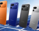 A Tecno Spark 50 Pro a következő színekben kapható: Dinamikus narancs, Éjfélkék, Tintafekete, Titánszürke (balról jobbra) és Felhőfehér (nem látható a képen).