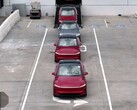 Az Y-modell saját magát vezeti a kiszállítási helyekhez a nem felügyelt FSD segítségével. (Kép forrása: Tesla/X)