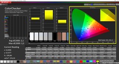 CalMAN ColorChecker (Profil: Vivid)