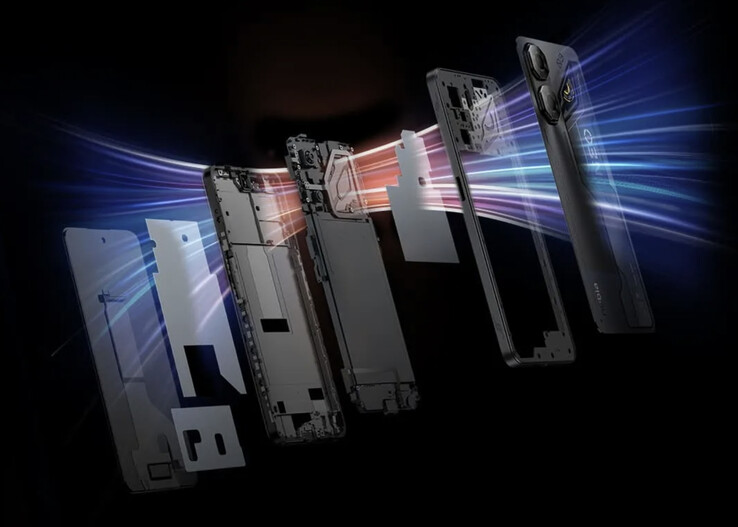 A ZTE azt állítja, hogy a Neo 3 belsejébe nagy hatékonyságú hűtési megoldást építettek be. (Kép forrása: ZTE)