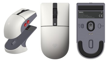 A 8BitDo Retro R8 Mouse - N Edition Bluetooth-on, 2,4 GHz-es vezeték nélküli és USB-n keresztül is csatlakoztatható. (Kép forrása: 8BitDo)