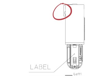 A Fujifilm FCC bejelentésében található egyik vázlat szerint a félfilmes kompakt fényképezőgép EVF-fel fog rendelkezni. (Kép forrása: FCC)