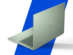 Az OmniBook 5 akár 16 GB RAM-mal és Core 7 350 processzorral is felszerelhető. A képen: egy szerkesztett promóciós kép, amely a laptop hátulját mutatja.