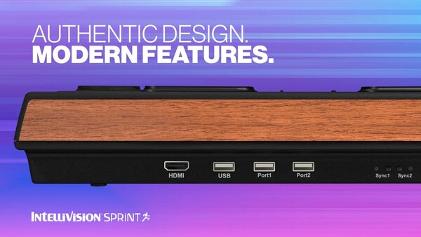 Az Intellivision Sprint HDMI-porttal és USB-A portokkal rendelkezik majd. (Kép forrása: Atari)