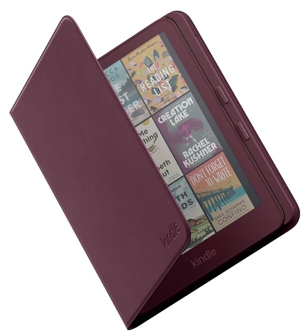 Kindle Page Turn Cover fizikai lapozógombokkal, Fig színben.