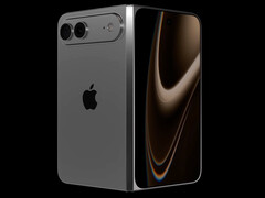 Az iPhone Fold koncepciója a jelenlegi elvárások alapján.