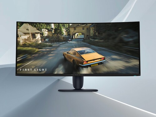 Az Alienware AW3426DW 34 hüvelykes QD-OLED monitoron megjelenített játék