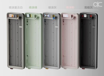 A Qwertykeys QK65 MK3 öt retro ihletésű színváltozatban lesz elérhető. (Kép forrása: Qwertykeys)