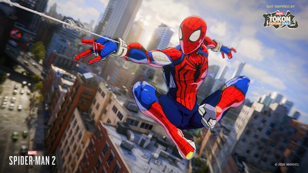 A Marvel Tokon: Fighting Souls című játékból származó Pókember-ruha.