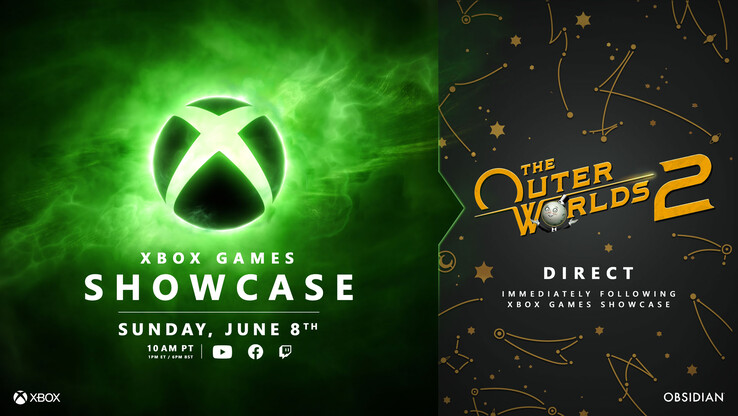 Xbox Games Showcase 2025 és The Outer Worlds 2 Direct dátum és időpont. (Kép forrása: Xbox/Microsoft)