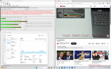 A LatencyMon enyhe DPC-problémákat és két kiesett képkockát fedezett fel egyperces 4K60-as videótesztünk során