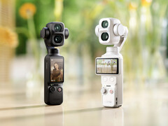 A DJI az Osmo Pocket 4P-t fekete és fehér színben forgalmazza.