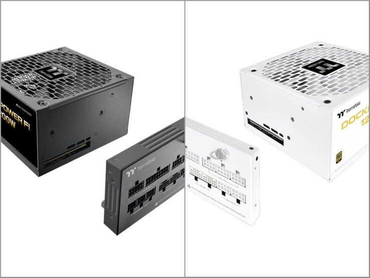 Thermaltake Dockpower FI tápegység fekete és Snow színben.