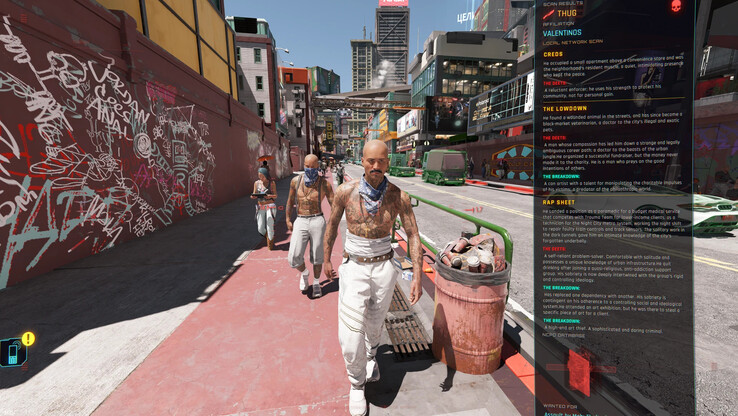 Az Ambient Factions Of Night City mod egy új bandát ábrázoló képe. (Kép forrása: Slim420m - Nexus Mods)