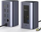 A Baseus Nomos NU1 Air Spacemate elöl négy, hátul nyolc porttal rendelkezik. (Kép forrása: Baseus/Amazon)