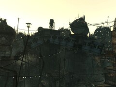 A Fallout 3-ban szereplő Megaton-híd újragondolt ábrázolása