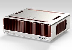 A tömör réz hűtőbordának köszönhetően ez a ház egyáltalán nem igényel ventilátort. (Kép forrása: FanlessVC)