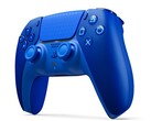Az Icon Blue Special Edition DualSense kontroller érintőfelületén apró PlayStation-ikonok találhatók.
