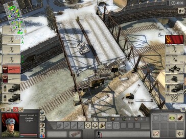 A képen: A Men of War: Assault Squad játékmenetének képernyőképe.