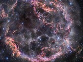 A NASA James Webb Űrteleszkópjának NIRCam kamerája által készített új, rendkívül részletes képen a Cassiopeia A szupernóva-maradvány bonyolult részletei láthatóak. (A kép forrása.) NASA, ESA, CSA, STScI, Danny Milisavljevic (Purdue University), Ilse De Looze (UGent), Tea Temim (Princeton University))