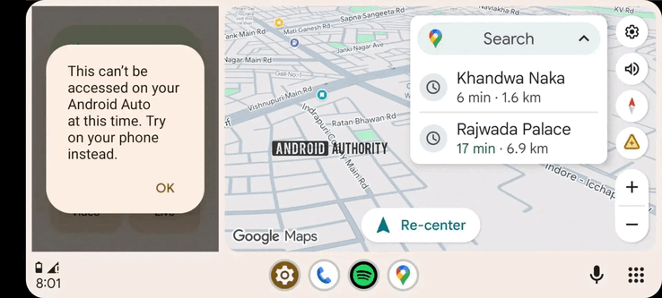 Android Auto Widgets (Kép forrása: Android Hatóság)