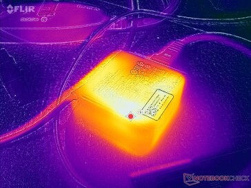 A hálózati adapter igényes terheléseknél közel 50 C-ot is elérhet