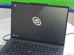 A Lenovo ThinkPad T14 Gen 7, Linux Mint operációs rendszerrel.