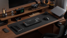 Keychron V3 Ultra vezeték nélküli mechanikus billentyűzet fekete színben. (Kép forrása: Keychron)